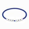 Royal Blue Pearl 4mm Personalised Bracelets 445