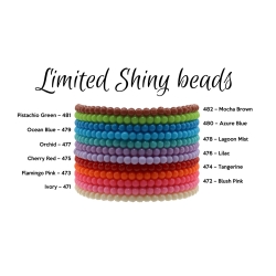 Flamingo Pink 4mm Beaded Bracelets 473