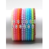 Tangerine 4mm Beaded Bracelets 474