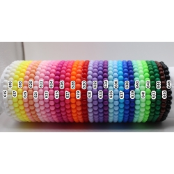 Emerald Green 6mm Beaded Bracelets 644