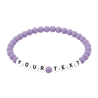 Pastel Orchid Matte 6mm Personalised Bracelet 612
