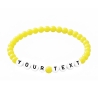 Lemon Yellow 6mm Personalised Bracelet 617