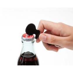 Key ring 102 black (bottle opener)