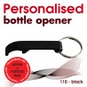 Key ring 110 black (bottle opener)