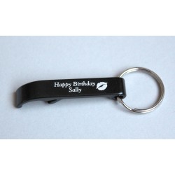 Key ring 110 black (bottle opener)