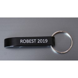 Key ring 110 black (bottle opener)