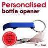 Key ring 111 blue (bottle opener)