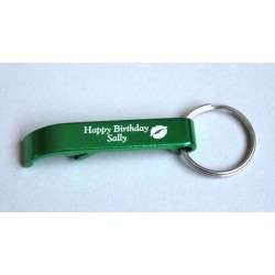 Key ring 134 green (bottle opener)