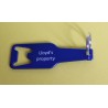 Key ring 156 blue (bottle opener)