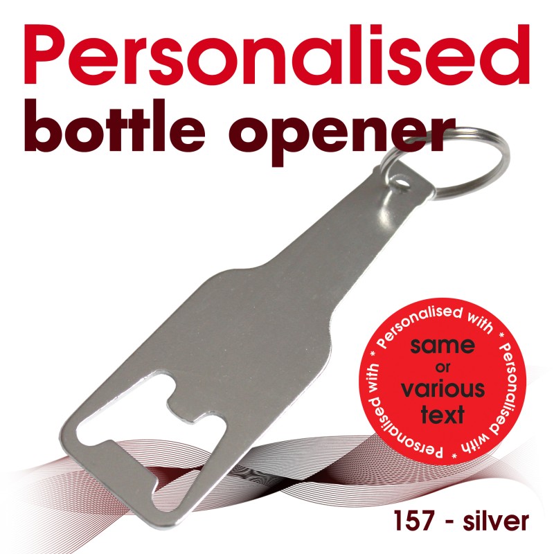 Key ring 157 silver (bottle opener)
