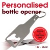 Key ring 157 silver (bottle opener)