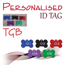 Bone ID tag (with crystals)