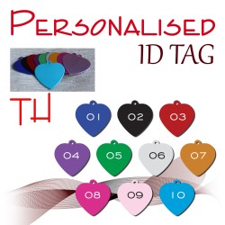 Heart ID tag