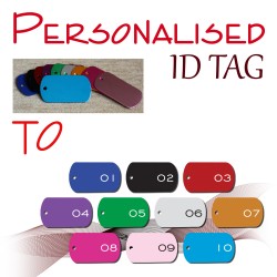 Oblong ID tag