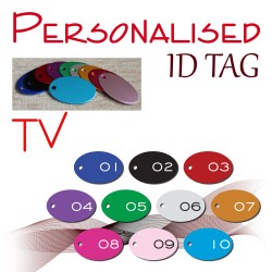 Oval ID tag