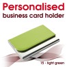 Business card holder 15 light green