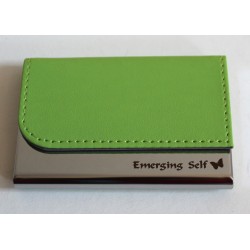 Business card holder 15 light green
