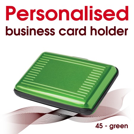 Business card holder 45 green