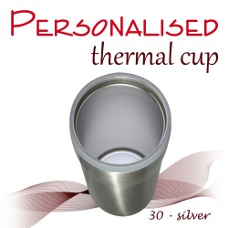 Travel mug 30 silver