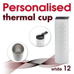 Travel mug 12 white