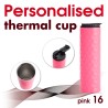 Travel mug 16 pink