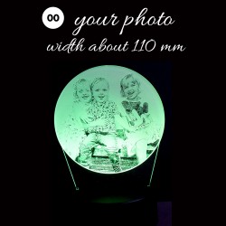 LED 00 your photo round