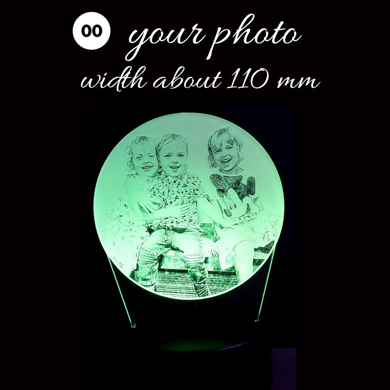 LED 00 your photo round