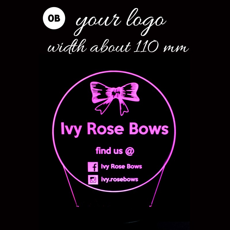 LED 0B your logo