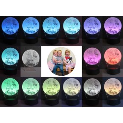 LED 00 your photo round