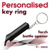 Torch Key ring 091 - black