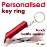 Torch Key ring 092 - red