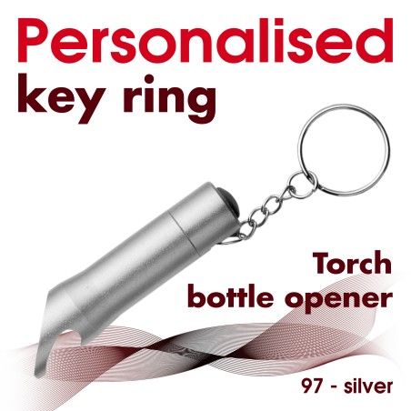 Torch Key ring 097 - silver
