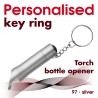 Torch Key ring 097 - silver