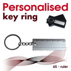 Key ring 065 - ruler