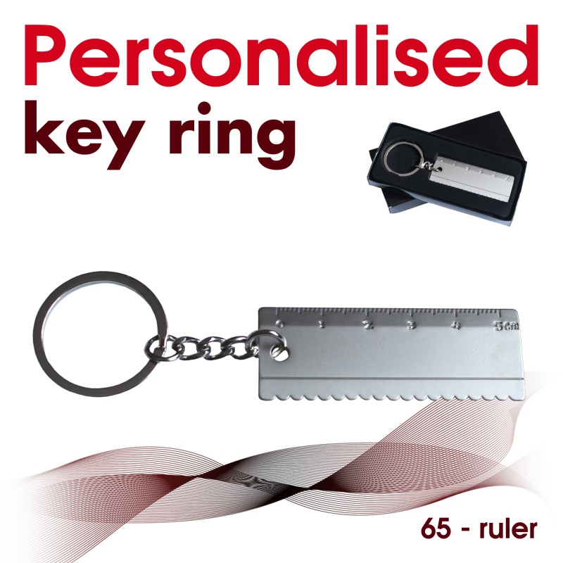 Key ring 065 - ruler