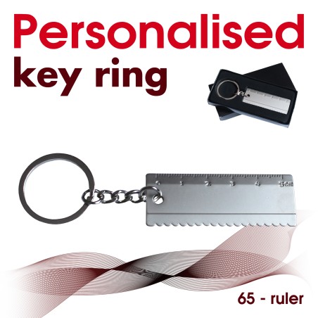 Key ring 065 - ruler
