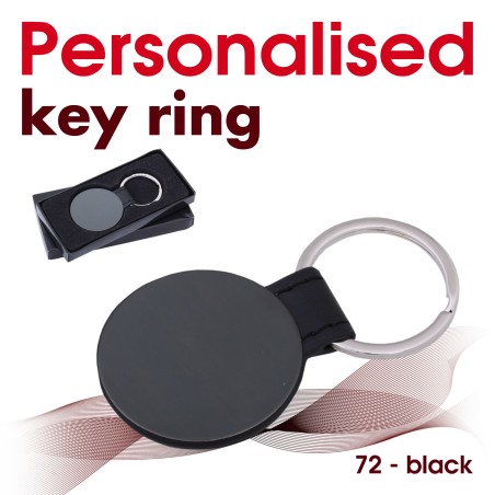Key ring 072 - black circle