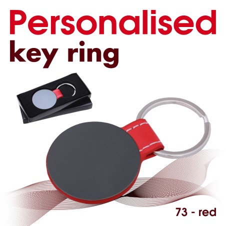 Key ring 073 - red circle