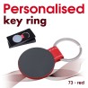 Key ring 073 - red circle