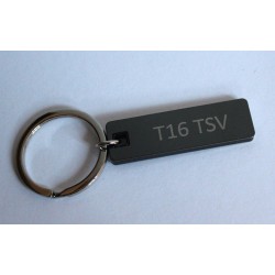 Key ring 081 - blue rectangle