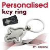Key ring 089 - spinning jet plane