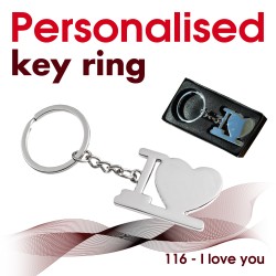 Key ring 116 - I love