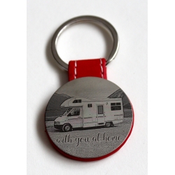 Key ring 073 - red circle