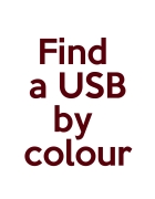 Find a USB by colour
