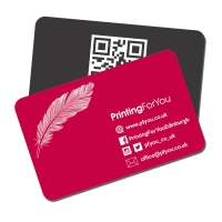 Aluminum business card